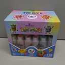 24 Colors Tie Dye Kit, Tie Dye Set for Kids, Pre-Filled Bottles, Non Toxic Permanent Fabric Dye Art Set, Easy DIY Fabric Art - Create Fun (24 Colors)