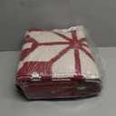 SHACOS Christmas Snowflake Door Mat 24x36 Absorbent and Washable Indoor Non-Slip Rubber Backing Doormats for Front Door, Dirt Resistant Low-Profile Floor Mat for Entryway, Inside Entrance, 2' x 3'