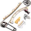 ECCPP New Timing Chain Kit Fits for Honda Accord CR-V Element for Acura TSX 2.4L L4 GAS DOHC 2002-2011