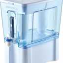 ZeroWater 52-Cup Ready-Read 5-Stage Water Filter Pitcher Dispenser with 5-Stage 0 TDS Zero Water Filter  IAPMO Certified to Reduce Metals, Chlorine, Lead, Chromium, and Forever Chemicals PFOA/PFOS