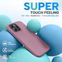 Miracase for iPhone 15 Pro Max Case, [with 2X Screen Protectors], Compatible with MagSafe, Liquid Silicone Case Shockproof Drop Protection Phone Case for 15 Pro Max, Blackcurrant Magnetic