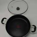 T-fal B36282 Nonstick Deep Covered Everyday Pan with Ergonomic Stay-Cool Handles Cookware, 12-Inch, Black