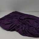 Extra Deep Pocket Bottom Fitted Sheet - 1000-Thread-Count Egyptian Cotton Single Fitted Sheet Only, Extra Deep Pockets Queen Size - Fits Upto 15-Inches Mattress - Plum