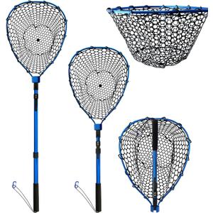 Fishing net (Retractable 11.81, Blue, 48in)