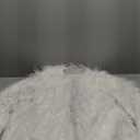 QUENTY PIELIES Faux Fur Coat Womens Jacket Shaggy Outwear Long Sleeve Warm Winter (Large, White)