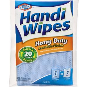 Clorox Handi Wipes Heavy Duty Reusable Cloths, 3 Count (Pack of 4)