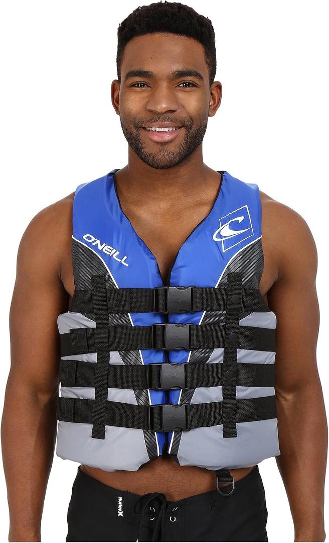 O'Neill Men's Superlite USCG Life Vest,Pacific/Smoke/Black:White,3XL