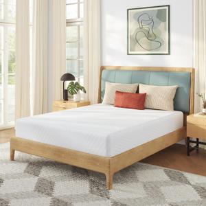 MLILY Queen Mattress in a Box, 8 inch Mattresses for Platform Bed Double Size Daybed, Green Tea Memory Foam Medium Firm
