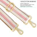 PAXMATE Knit Purse Strap Replacement Crossbody Wide Shoulder Strap Adjustable Bag Strap for Handbags -color58-2(5cm)