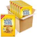 Wheat Thins Original Snacks, Whole Grain Wheat Crackers, Bulk Snack Crackers, 6-8.5 oz Boxes, BBD: 4 May 2026