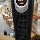 DREO Tower Fan for Bedroom, 90 Oscillating Fans that Blow Cold Air, 5 Speeds, 4 Modes with 26ft/s Velocity, 12H & 28dB Quiet Timer, Remote, Touch, 40" Standing Floor Fan for Home Office, Black