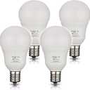 tento E17 LED Bulbs for Ceiling Fan Fixtures 40w Incandescent Replacement Lightbulbs with Intermediate Edison Base 120v Warm White (4 Pack)