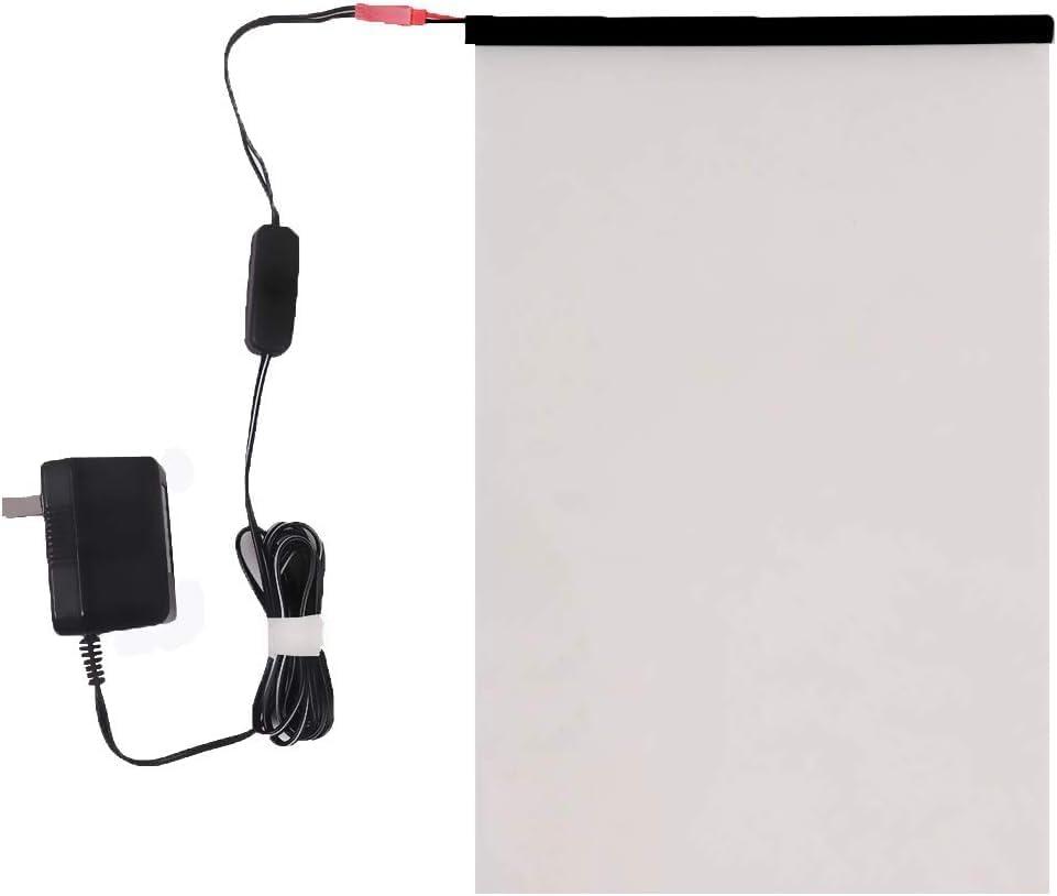 Switchable Adhesive Smart Film PDLC Electronic Smart Tint Glass Sticker for Home Office Window, 8.2Inch x 11.8Inch