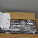 KITREPAION Under Bed Storage with Wheels, 2Pack Larger Underbed Storage Containers with Interior Pocket & Labels, Rolling Under The Bed Drawers for Clothes Shoes Blankets, 9.5" Height Storage Bins