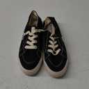 hash bubbie Women's Slip on Shoes Canvas Shoes Non Slip Fashion Sneakers for Women Low Top Loafers (9.5, Black)