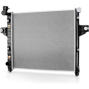 DWVO Radiator Complete Radiator Compatible with 1999-2004 Jeep Grand Cherokee 6Cyl 4.0L L6 DWRD1006
