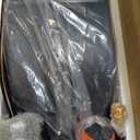 NEOTEC Retractable Garden Hose Reel 1/2 inch x 130ft - Wall Mounted Heavy Duty Hose Reel with 3/4 Inch Brass Fittings & 9-Pattern Nozzle - Auto Rewind System, Any Length Lock, 180 Swivel Bracket