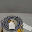 ABYDA 10Feet 1/2-Inch Natural Gas Hose with Quick Connect Fitting-Ideal for BBQ, Grill, Pizza Oven, Patio Heater, and More Low-Pressure Appliances - Natural Gas Conversion Kit, CSA Certified
