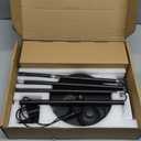 Floor Lamp with Remote Control,Bright Floor Lamps for Living Room/Bedroom/Office, Stepless Adjustable 3000K-6000K Colors and 10-100% Brightness,Standing Light with Foot Switch (Black)