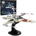 4D Build, Star Wars T-65 X-Wing Starfighter 3D Model Kit, Star Wars Collectible & Desk Dcor, Adult Puzzle, Gift Ideas for Ages 12 & Up