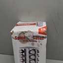 KALINCO Rotating Spice Rack Organizer, Revolving Spice Rack for Cabinet, Stainless Steel Spice Organizer with Jars(20-Jar) Black