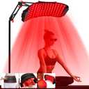 Multifunctional Infrared Red Light Therapy for Body and Face, Near Infrared 850 Red Light Therapy, Cordless, Waist, Legs and Other Parts, Three Levels Adjustable, 10-30 Minutes, with Adjustable Stand