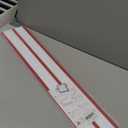 Self Adhesive Door Kick Plate 32 Inches Acrylic Decrotive Protection Plates for Exterior Interior Bottom of Doors Peel and Stick On,1/10 Inch Thickness 6x32 in White