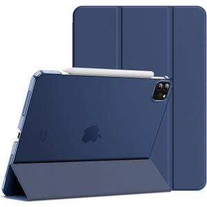 JETech Case for iPad Pro 11-Inch, 2022/2021/2020/2018 Model (4th/3rd/2nd/1st Generation), Compatible with Pencil, Cover Auto Wake/Sleep (Deep Navy)