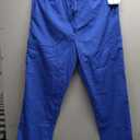 Hanes Men's Scrubs Healthcare Pants, Scrub Pants for Men, Moisture-Wicking & Odor Control, 5 Pockets (Blue, M)