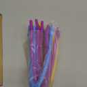 Geiserailie 12 Pieces Flexible Drinking Straws Extra Long Bendy Plastic Straws for Party Camping Limited Mobility Situations Dishwasher(Red, Yellow, Blue, Purple, 22 Inches)