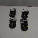 QUMY Dog Shoes for Large Dogs, Medium Dog Boots & Paw Protectors for Winter Snowy Day, Summer Hot Pavement, Water-Resistant in Rainy Weather, Outdoor Walking, Indoor Hardfloors Skid-Resistant Sole (Size 5: 2.4''x2.8''(W*L) (Pack of 4))