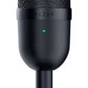 Razer Seiren Mini USB Condenser Microphone: for Streaming and Gaming on PC - Professional Recording Quality - Precise Supercardioid Pickup Pattern - Tilting Stand - Shock Resistant - Classic Black