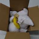 My OLi 6" Stuffed Ghost Plush Toys Set - Halloween Decorations Dolls with Heart, Candy Corn & Moon - Pack of 3 Cute Ghost Ornaments for Kids