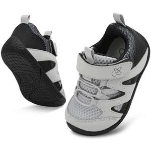 LeIsfIt Baby Shoes Boys Girls First Walking Shoes Non-Slip Toddler Breathable Sneakers Infant Sneakers, Size 13