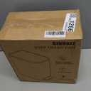 Small Bathroom Trash Can with Lid Soft Close, 5L / 1.3 Gallon Slim Garbage Can with Removable Inner Bucket, Step Stainless Steel Trash Bin for Office, Bathrooms, Bedroom, Living Room (White)