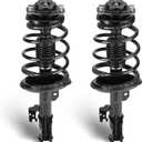 Front Complete Struts Assembly Compatible with 2002 2003 Toyota Camry(LE, SE, XLE) 2.4L 3.0L/Lexus ES300 (w/o adaptive variable suspension), Shock w/Coil Spring, Replace for 171490 171491, 2Pcs