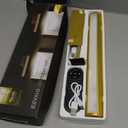 Dimmable Cordless Picture Light with Controller and Timer, Rechargeable 5000mAh Battery Wall Sconce for Wall Pictures, Gallery Artwork, Paintings, Portraits, Dartboards (Gold)