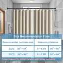 ZYRW Black Shower Curtain Rod 36-98 Inches (3-8.2ft) Non Rust Adjustable Shower Rod Spring Tension Non Slip No Drilling Stainless Steel Shower Rods for Bathroom Window