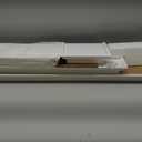 Melannco Arlington Floating Wall Shelves for Bedroom, Living Room, Bathroom, Kitchen, Office, Nursery, Set of 4, White