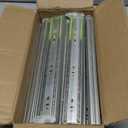 Hitess 10 Pairs of 14 Inch Full Extension Ball Bearing Side Mount Soft Close Drawer Slides (Zinc Plated)