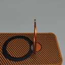 Designed for iPhone 17 Case with 360 Magnetic Stand, Carbon Fiber Phone Case [Compatible with Magsafe] [15FT Military Protection] with Stand Ring 6.3'', Cosmic Orange