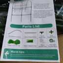 Cucumber Trellis for Raised Bed,U-Shape Garden Trellis for Climbing Plants Outdoor, Metal Arch Vegetables Trellis, Plant Support for Vine (Green, 31.5" Lx21.6 Wx47.2 H-Small)