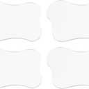 uxcell 4pcs Acrylic Irregular Coasters, Clear Cloud Shape Coffee Cup Coaster Dining Table Ornaments for Kitchen Bar, Transparent (4.7x4 Inch)