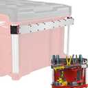 Power Drill Holder Fits for Milwaukee Packout Toolbox,Tape Measure Tool holder,Hanging Screwdrivers, Wrenches on The Side for Packout Toolbox Organizer