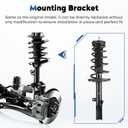 Rear Shock Absorber w/Coil Spring Complete Struts Assembly Fit for 2007-2011 Toyota Camry 2.4L 3.5L (Exc. SE)/2008-2012 Avalon 3.5L, Replace for 172310 172309