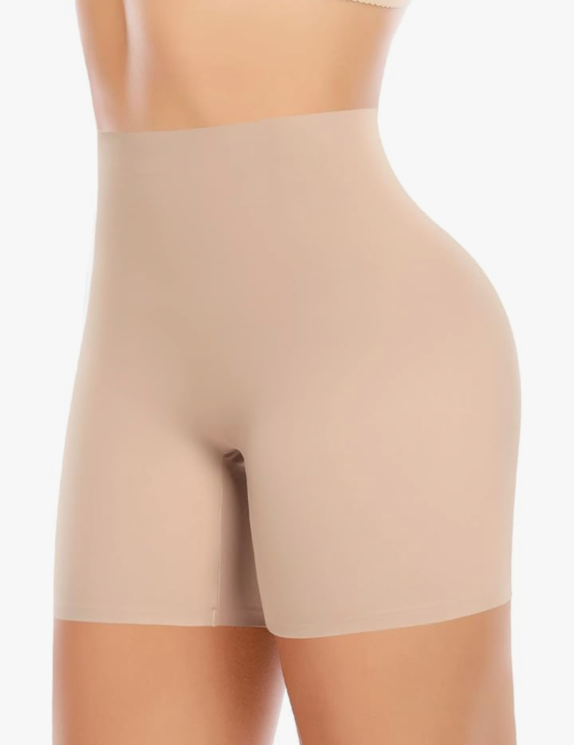 Seamless Slip Shorts for Women Under Dress Shaping Boyshorts Panties Tummy Control Shapewear, Large