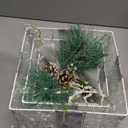 Set of 3 Christmas Lighted Gift Boxes with 60 LED Lights, Plug-in Holiday Decorations for Xmas Tree, Home, Indoor Outdoor Décor(Silver)