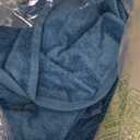 Amazon Basics 2 Piece Quick-Dry Oversize Bath Towel, 100% Cotton, Lake Blue, 54" x 30"