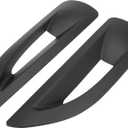 X AUTOHAUX Pair Hood Side Air Vent Cover Bezels Trim Matte Black for Jeep Wrangler JK JKU Unlimited Rubicon 2007-2017 Air Vent Scoop