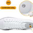 ZGR Men's High Top Canvas Sneakers Lace Up Classic Casual Walking Shoes 9